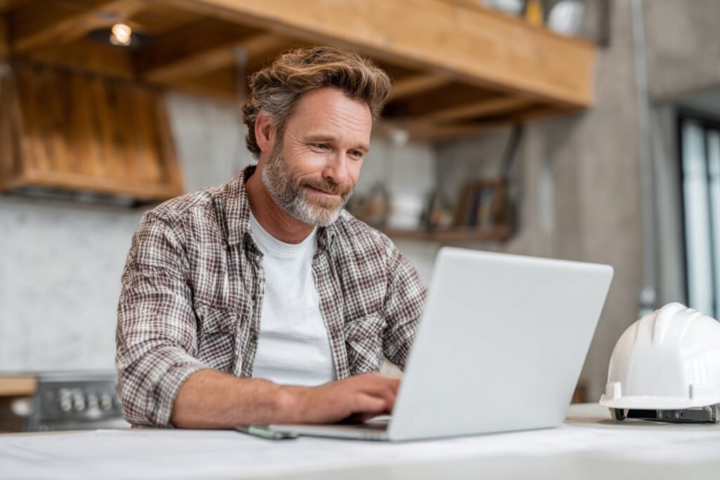 Custom home builder applying for permits online