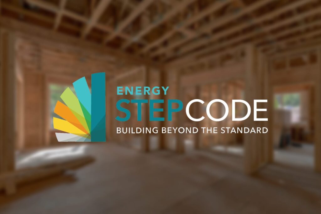 BC energy step code with framed house