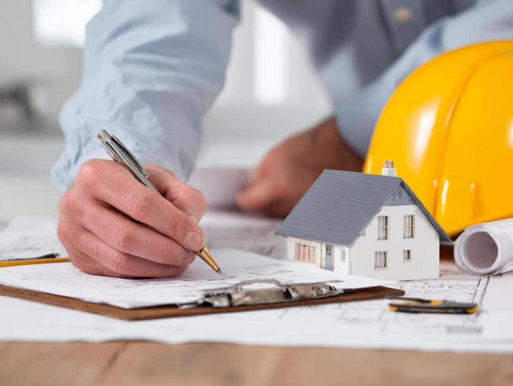 Custom home permit and inspection checklist supporting licensed trade work