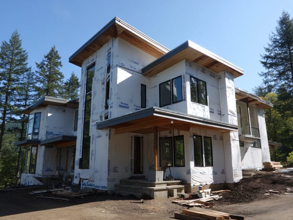 home framing weather barrier