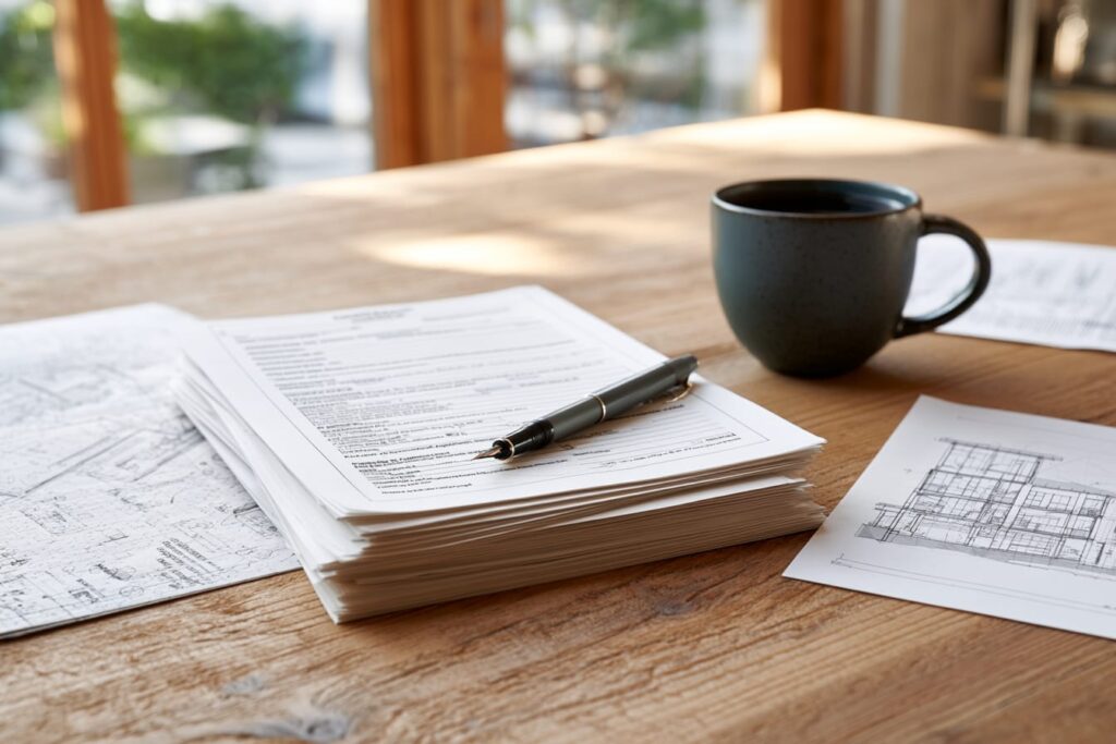 Vancouver Island municipal building permit documentation and fees that affect custom home quotes