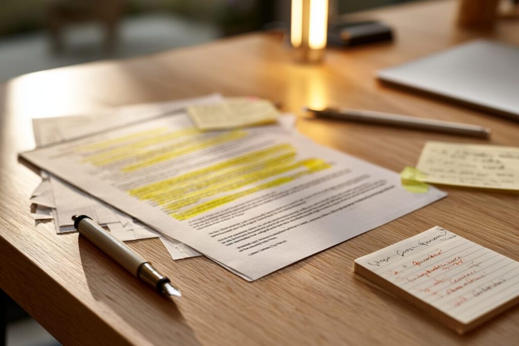 Key contract terms in fixed-price and cost-plus custom home agreements marked up for review